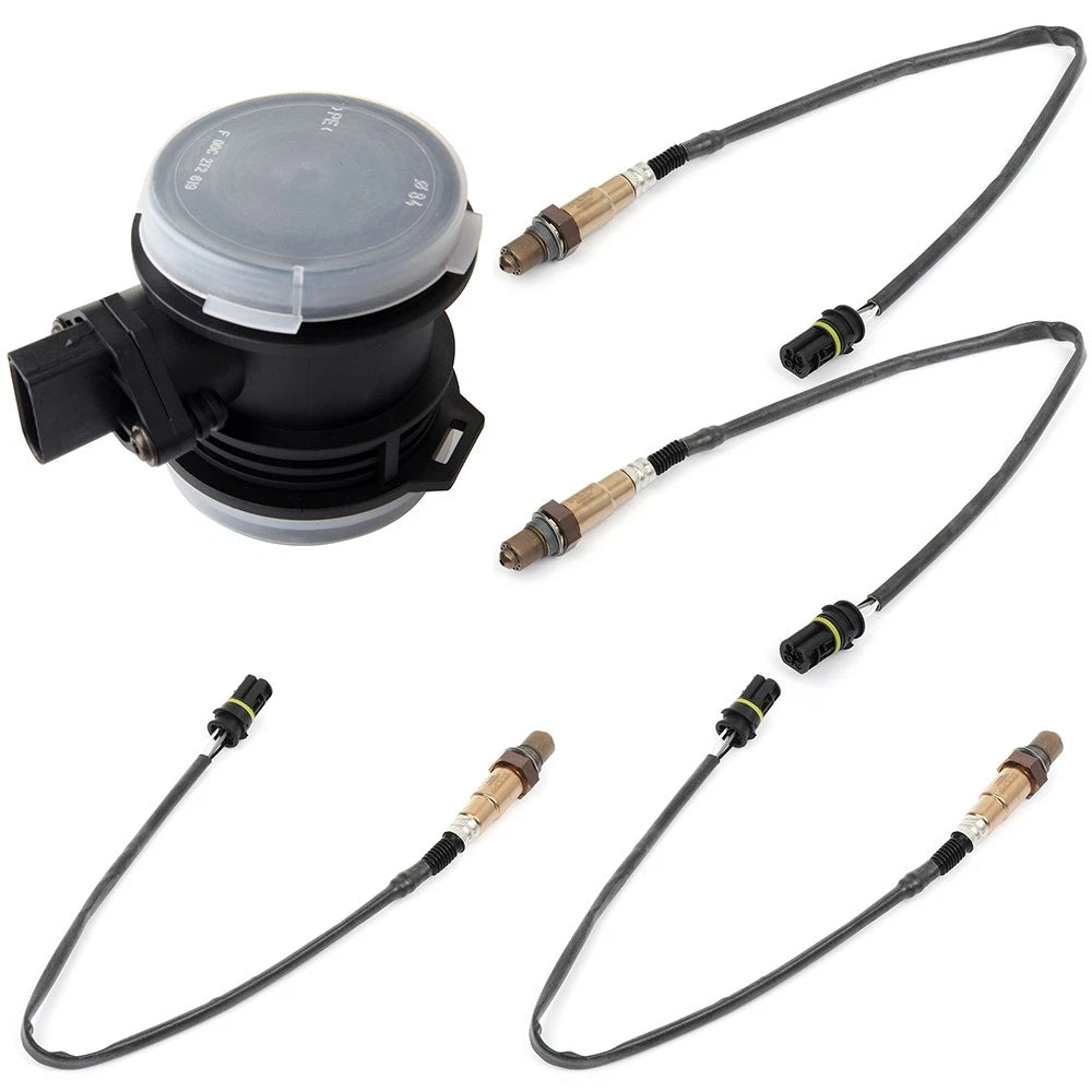 Set of 4 Oxygen O2 Sensors + MAF Sensor for Mercedes-Benz ML320 ML350