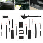 Set of 1 Carbon Fiber Look Stickers for Tesla Model X/S (2012–2021)