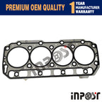 Head Gasket for Yanmar 4TNE106T (4TNE106) 123907-01350 123900-01330