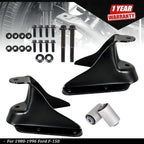 Set of 2 Front Leaf Spring Shackle Bracket for Ford F-150 (1980–1996)