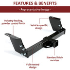2" Trailer Hitch Receiver for Ford Ranger (1983–2011) Mazda B-Series (1994–2009)