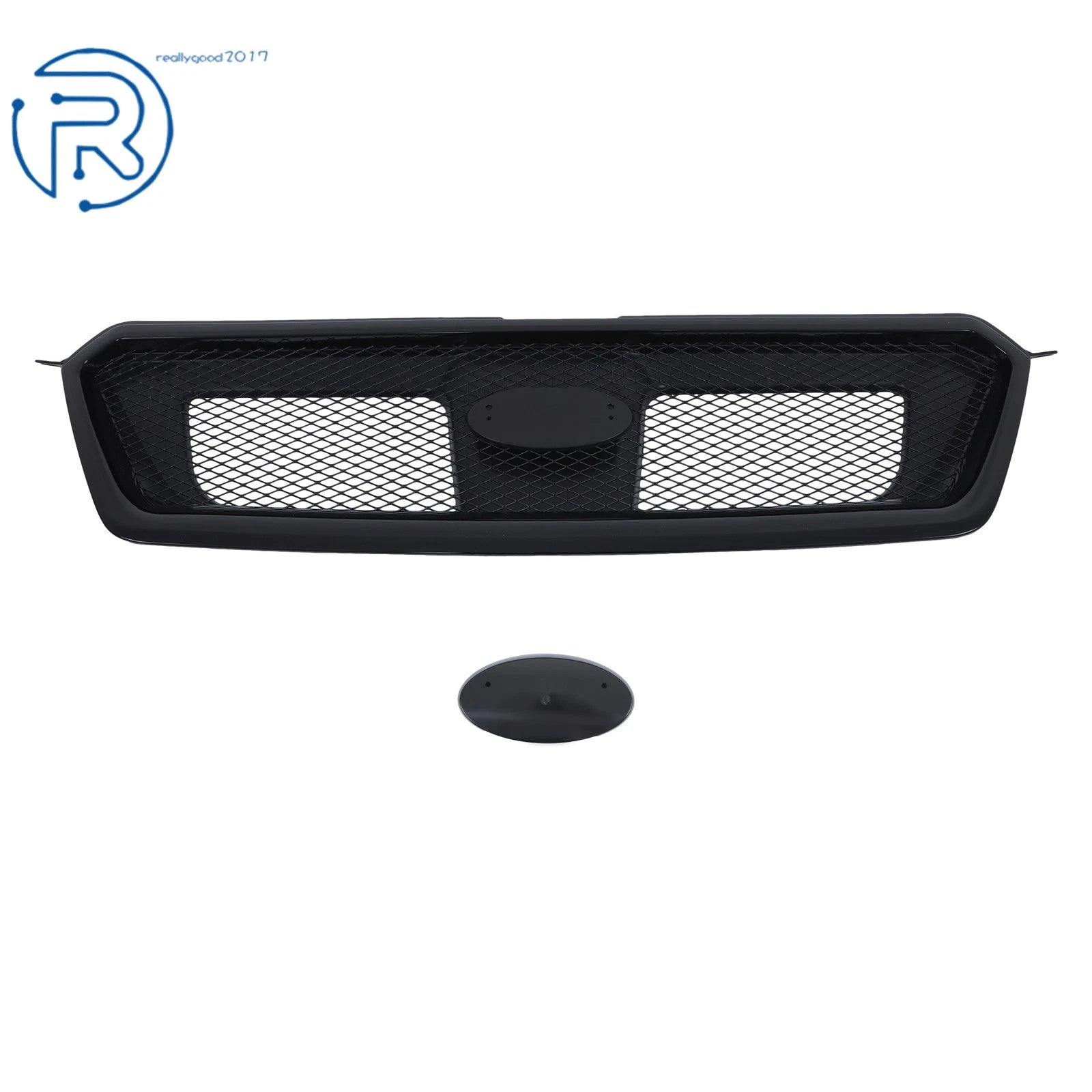 Upper Bumper Grille for Subaru Impreza Crosstrek (2012-2017) Gloss Black