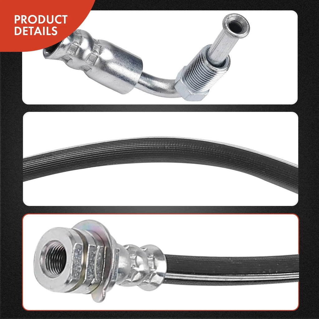 Front Driver Brake Hydraulic Hose for Ford F-53 (1990–2021)