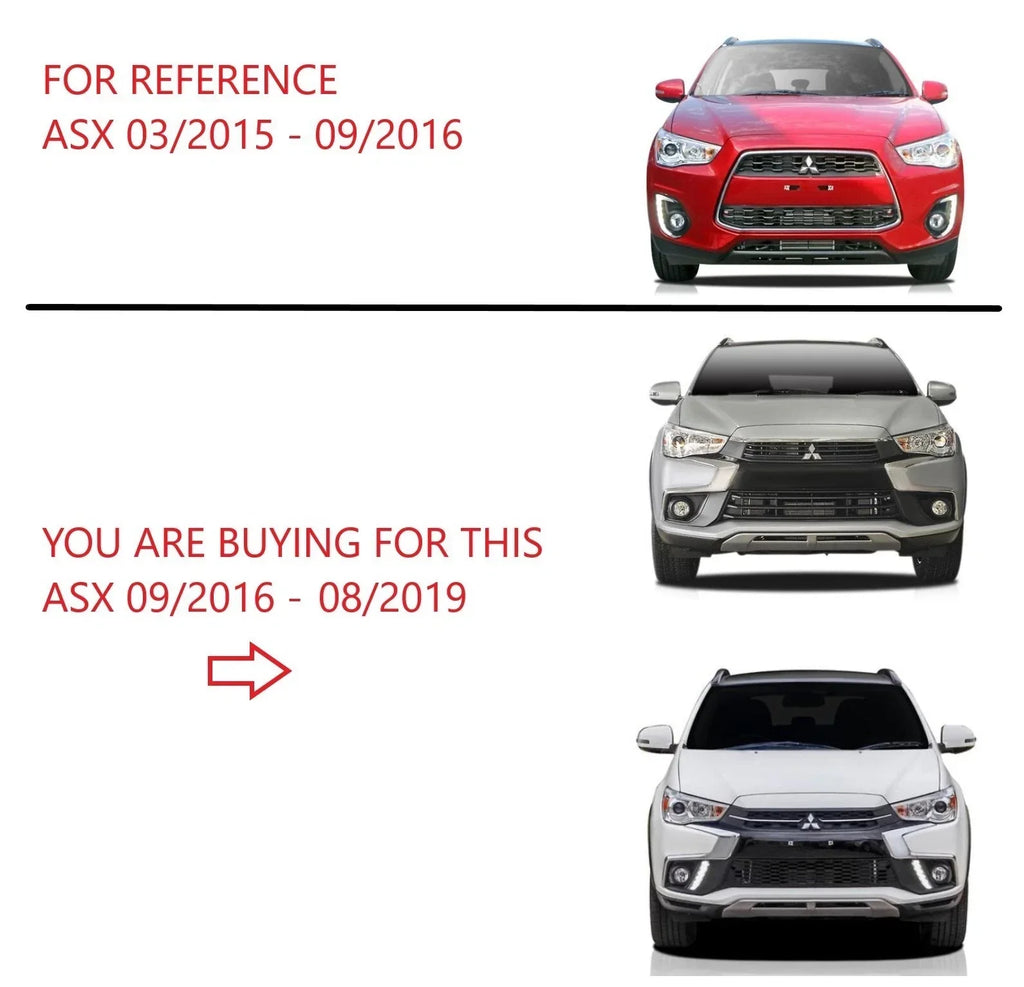 Chrome Upper Front Bar Mould Left Side for Mitsubishi ASX XC (2010–2020)