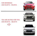Chrome Upper Front Bar Mould Left Side for Mitsubishi ASX XC (2010–2020)