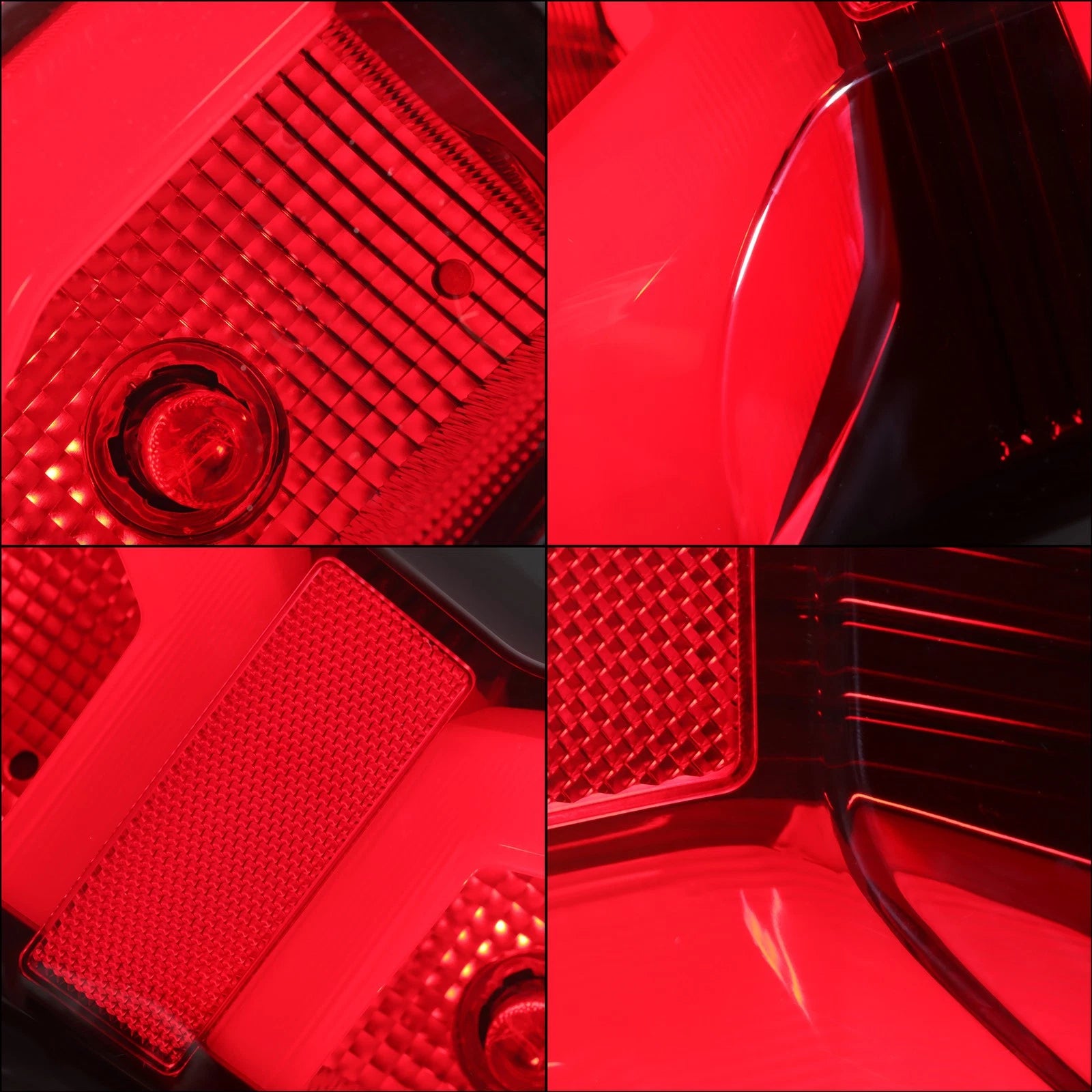 Left Side Tail Light Assembly for Chevrolet Colorado (2023–2025) LED Black Red
