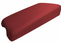Leather Console Lid Armrest Cover for Infiniti G35 Coupe (2002–2007) Red