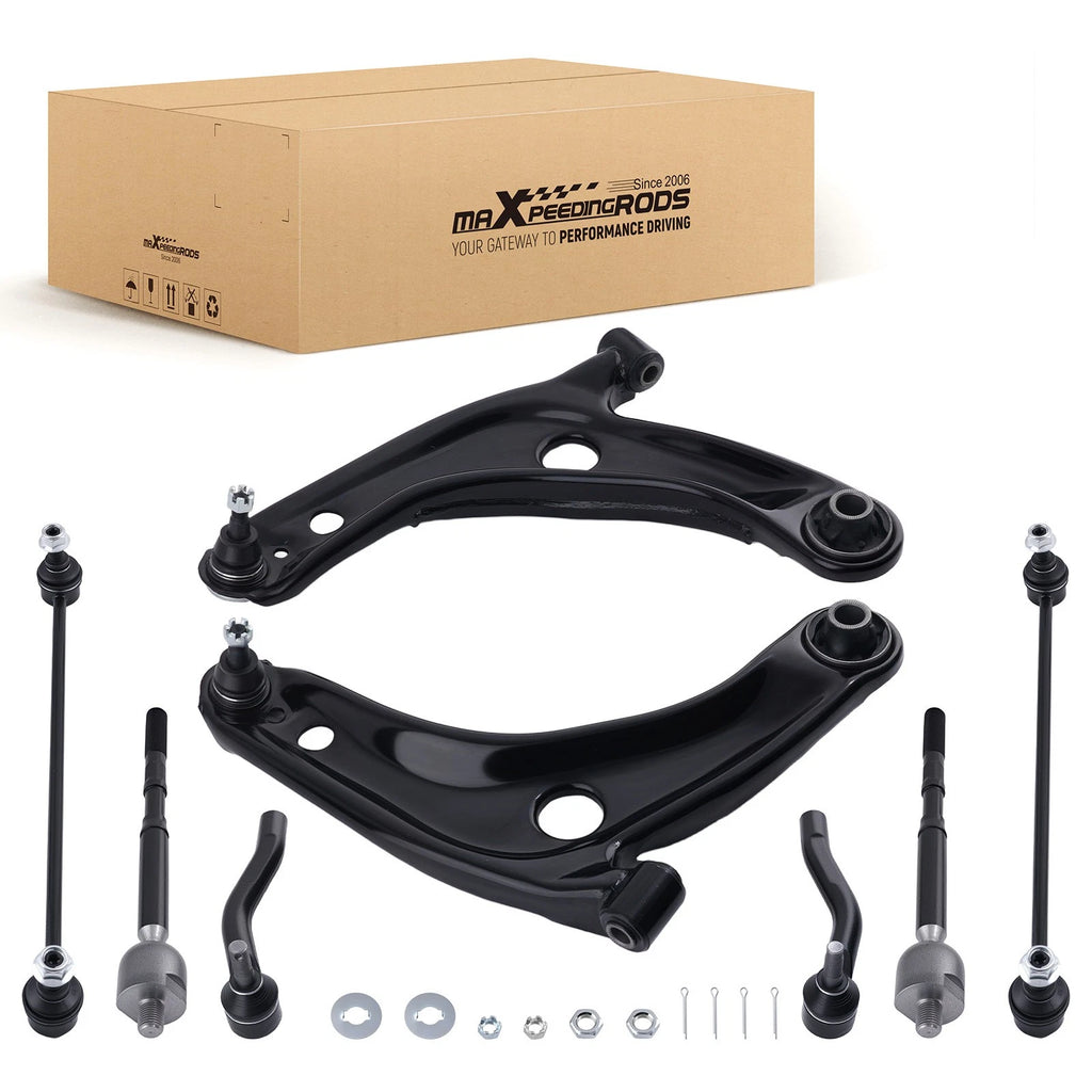 8x Front Lower Control Arm w/Ball Joint for Toyota Yaris (2007–2013) K620572