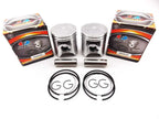 1mm O/S Piston Set for YAMAHA TZR250 (1987-1992) - 57.4mm Rings & Clips
