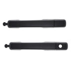 2x Front LH+RH Black Outer Door Handle for Isuzu D-Max (2012–2020)