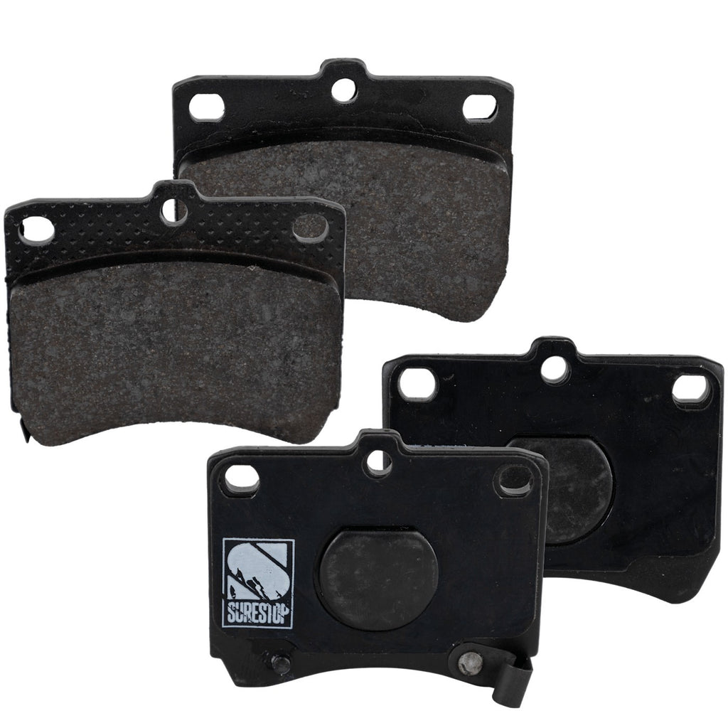 Set of 4 NAO Brake Pads for Ford Festiva (1988–1993)