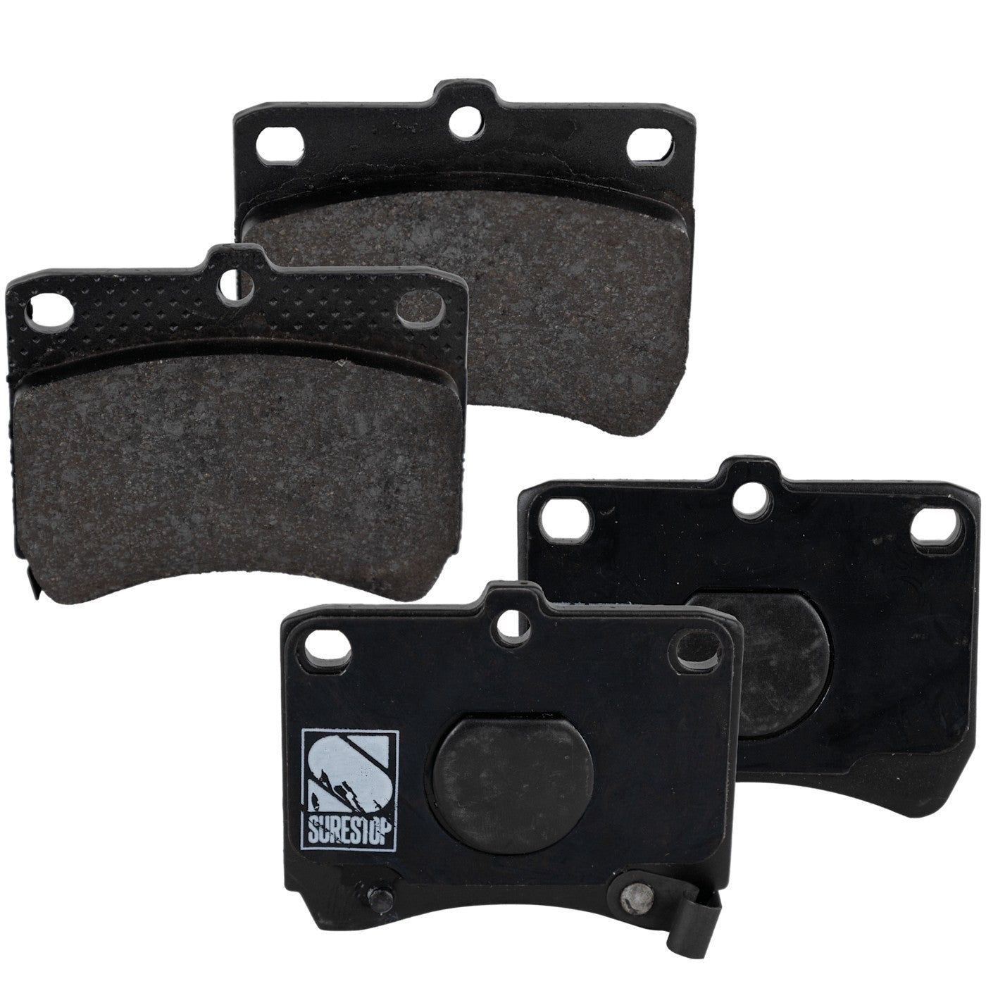 Set of 4 NAO Brake Pads for Ford Festiva (1988–1993)