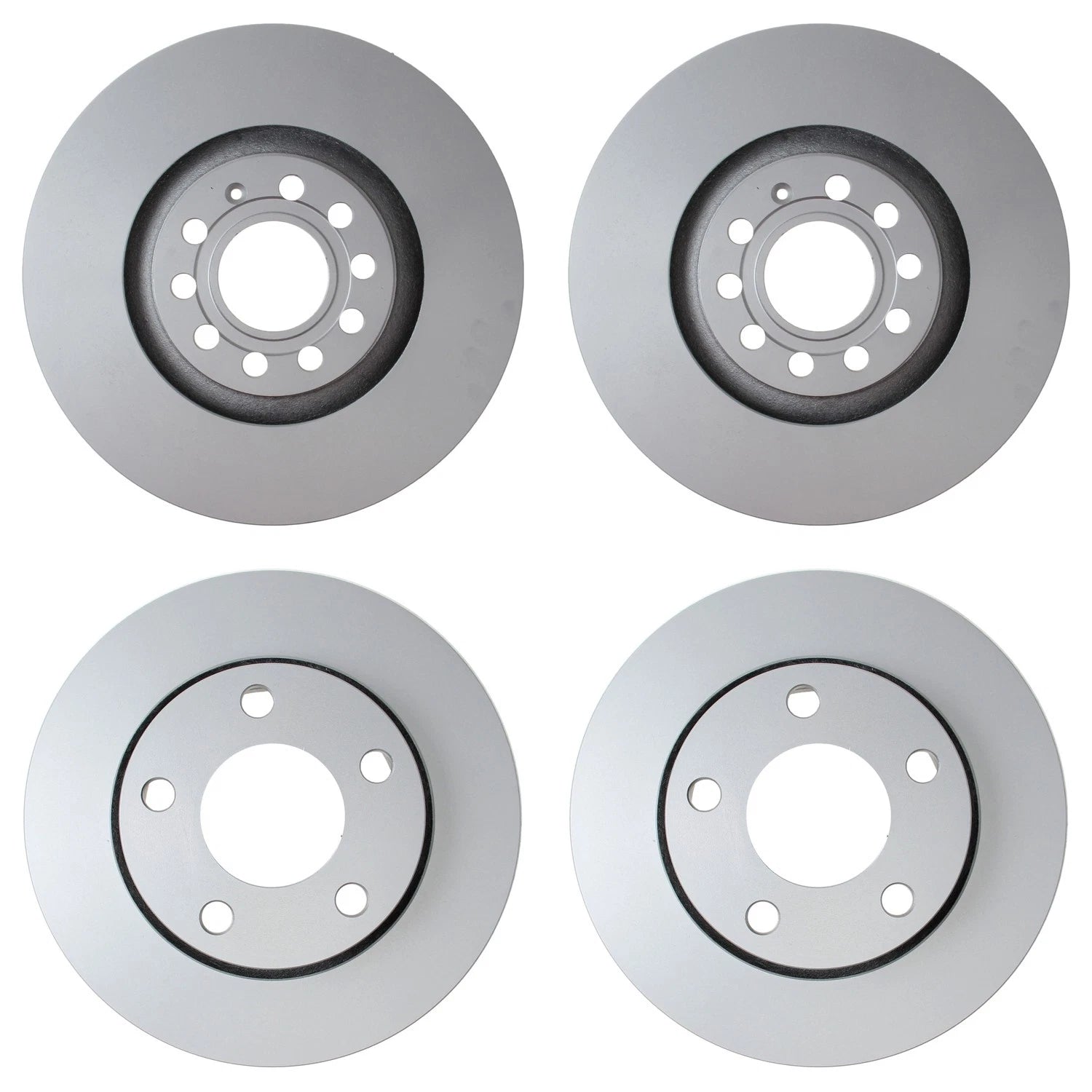 Hella Brake Rotors Kit 320mm Front 256mm Rear for Audi S4 (2000–2002)
