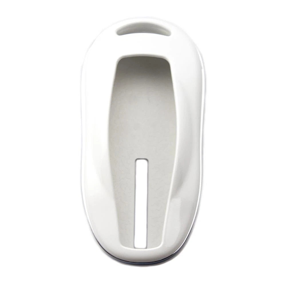 Glossy White ABS Smart Key FOB Hard Shell Cover Case for Tesla Model S (2012-2018)