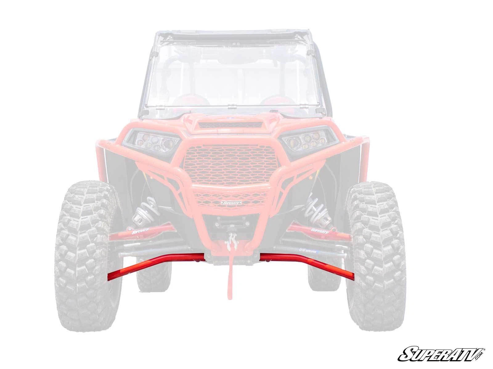 High Clearance Lower A Arms for Polaris RZR XP Turbo (2016–2021) - Red