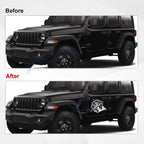 Compass Mountain Car Hood Stickers for Truck (Waterproof Vinyl)