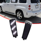 2X Black Lens White LED Rear Fender Side Marker Lights for Chevy HHR