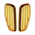 2X Clear Lens LED Amber Side Marker Lights for Jeep Renegade (2015–2022)