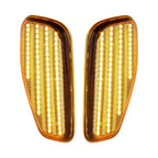 2X Clear Lens LED Amber Side Marker Lights for Jeep Renegade (2015–2022)