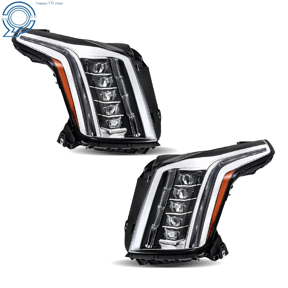 Clear Lens LED Headlights for Cadillac Escalade (2015–2020) - Right & Left
