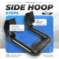2Pcs Aluminum Side Steps Nerf Bar for Chevy GMC Pickup Truck SUV (Universal)