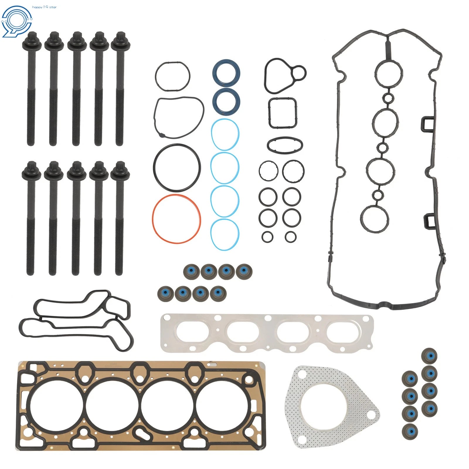 Head Gasket Bolts Set for Chevrolet Cruze Sonic (2012–2017)