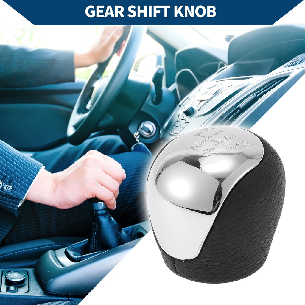 5 Speed Manual Gear Shifter Knob for Hyundai Elantra (2009–2012) Faux Leather