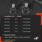 2X Front Side Lower Ball Joint for Ford Focus (2000-2004)