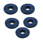 Set of 5 Poly Strip Disc Wheels for Angle Grinder (4.5'' x 7/8'')