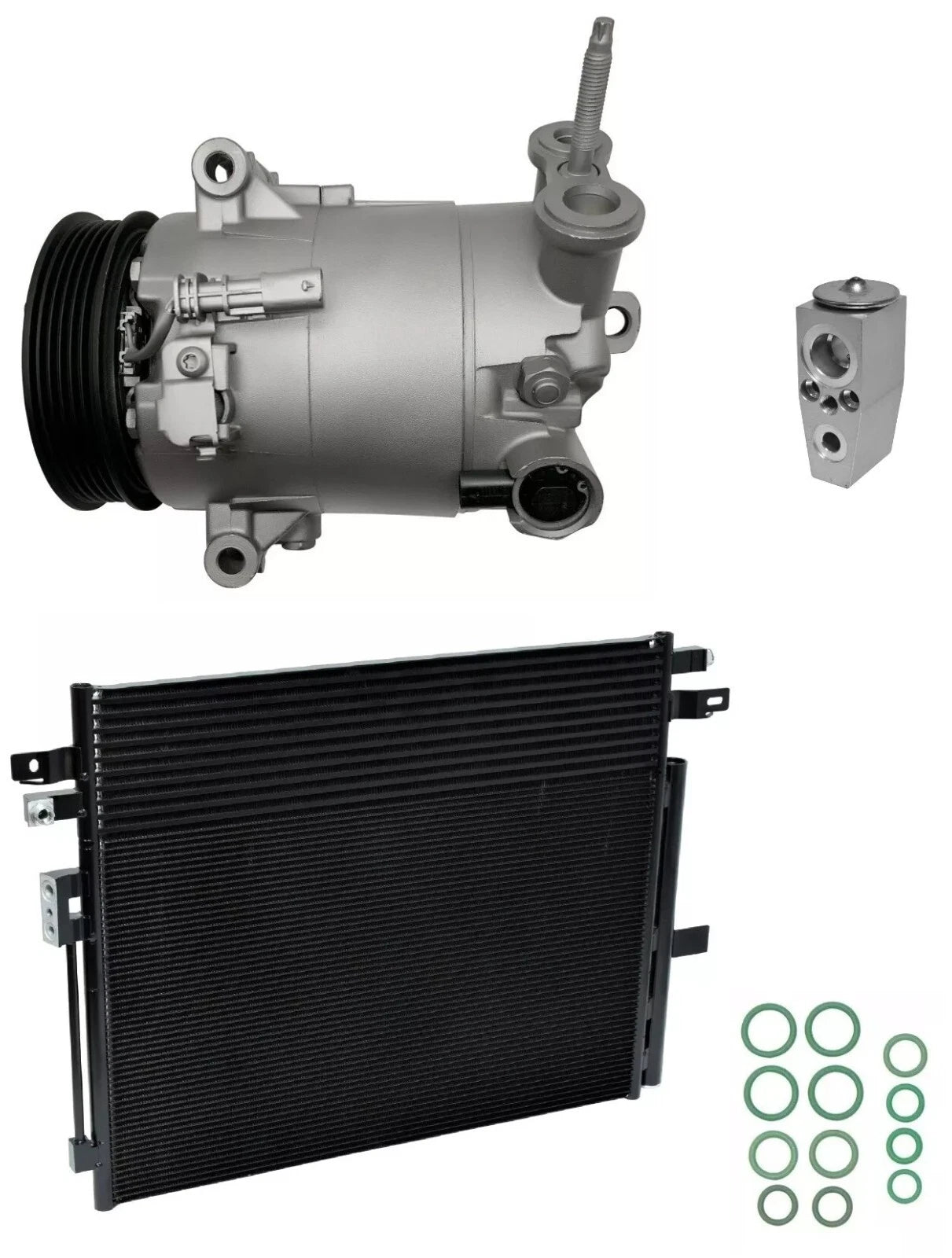 AC Compressor Kit With Condenser for Chevrolet Colorado 2.5L (2016–2016)