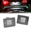 White CAN-bus LED License Plate Lights for Mercedes GL GLK GLA GLC GLE (2010–2023)