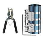 Piston Ring Installer Tool Set for Engine Parts (Compression Clamp & Pliers)