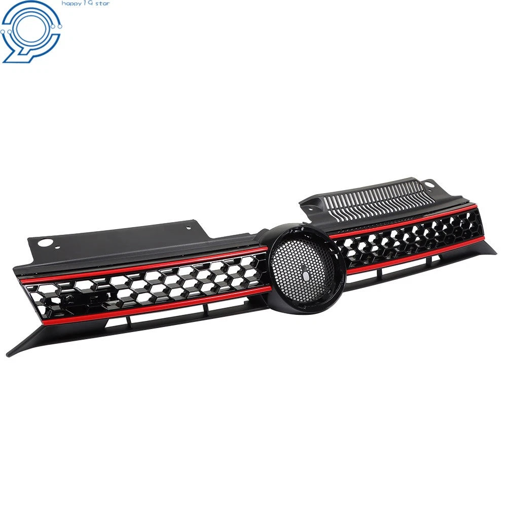 Front Upper Honeycomb Grille for Volkswagen Golf Mk6 (2010–2013)