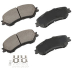 Set of 4 Front Ceramic Brake Pads for Nissan Rogue Sport (2017–2021)