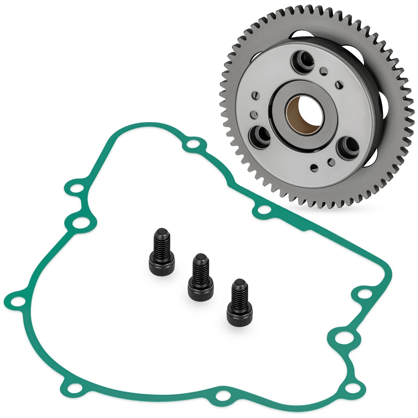 Starter Clutch Idler Gear with Gasket for Kawasaki Bayou 220 250 (1990–2004)