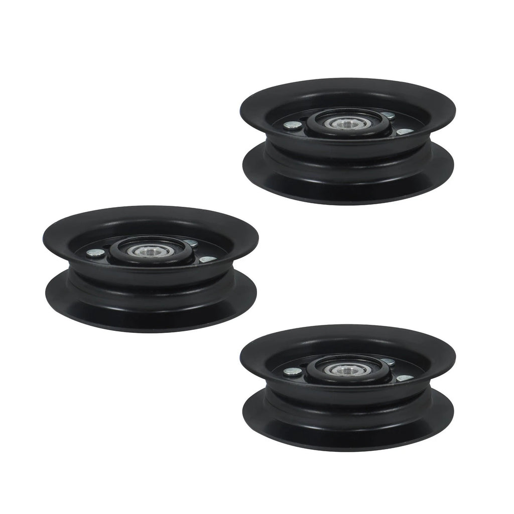 Set of 3 Flat Idler Pulleys for Toro (Various Models)
