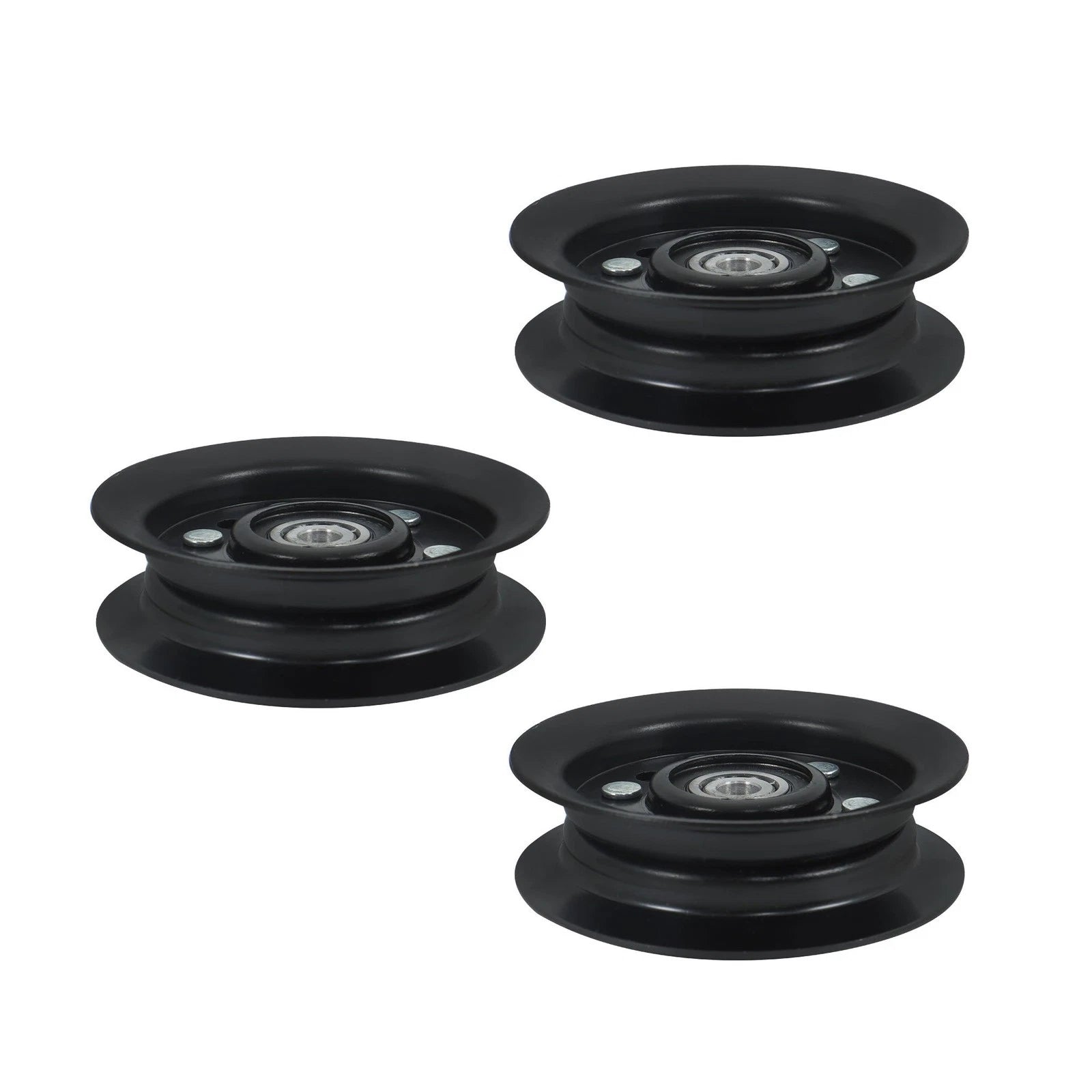 Set of 3 Flat Idler Pulleys for Toro (Various Models)