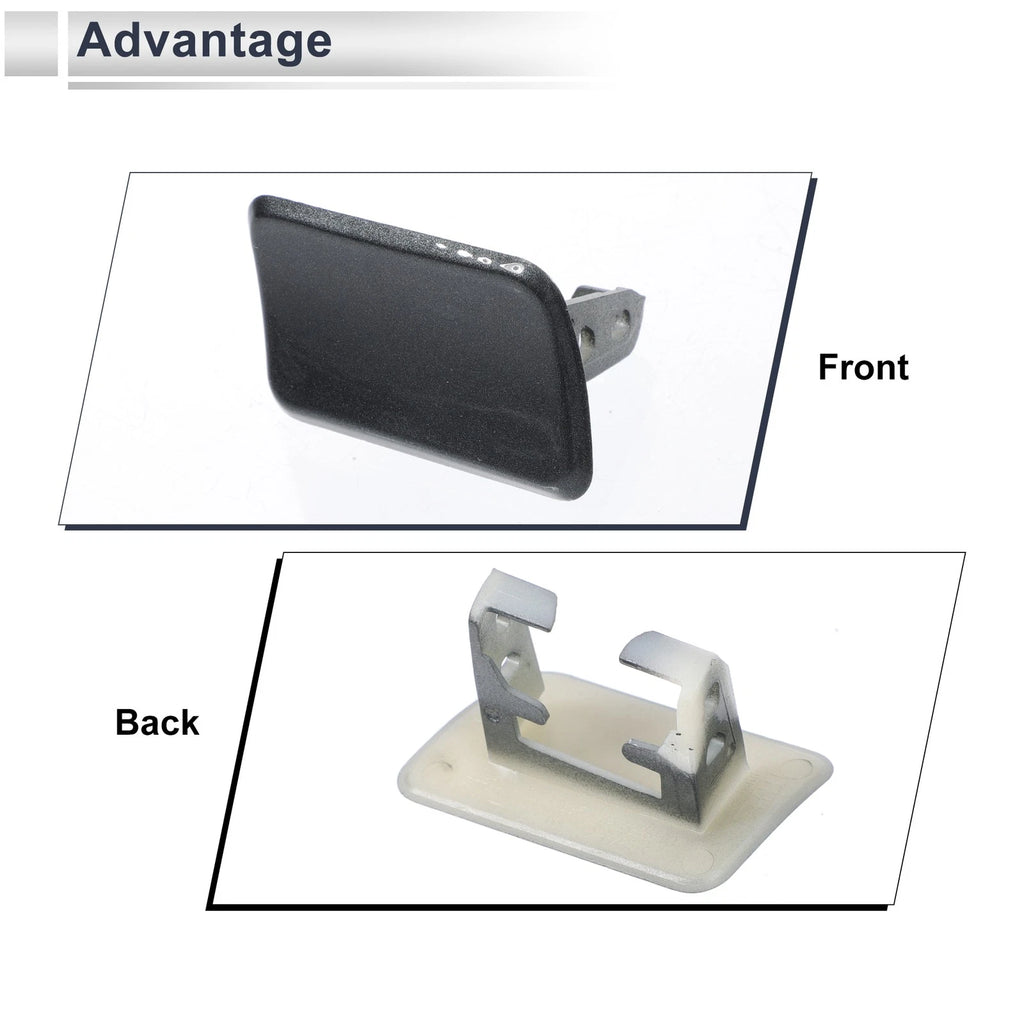 Bumper Headlight Washer Nozzle Cover Cap for BMW X3 (2011–2017) Grey