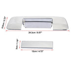 Silver Tone Chrome Door Handle Covers Set for Dodge Ram 1500 (2007-2013)