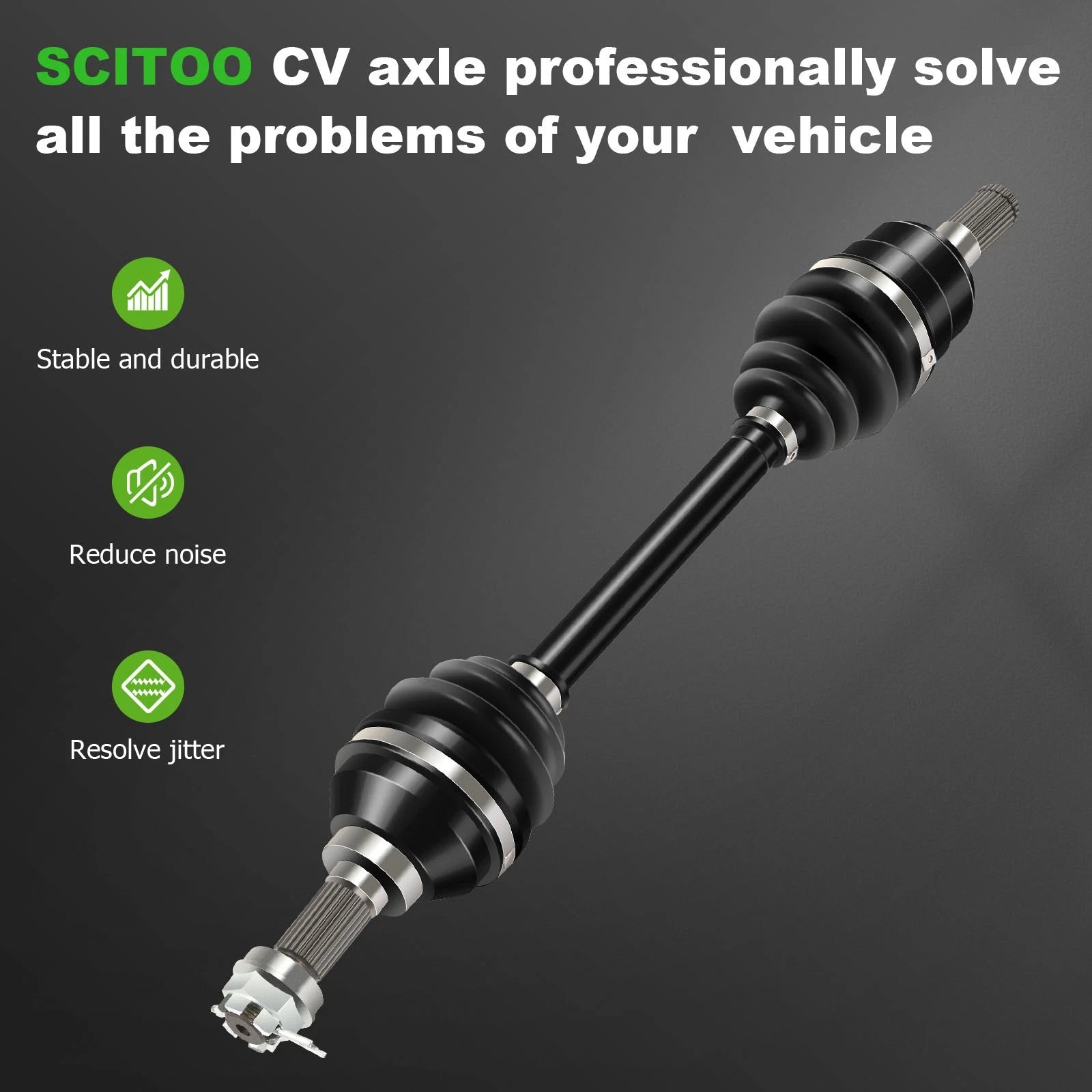Front Right CV Axle for Kawasaki Brute Force 650 (2006–2013)