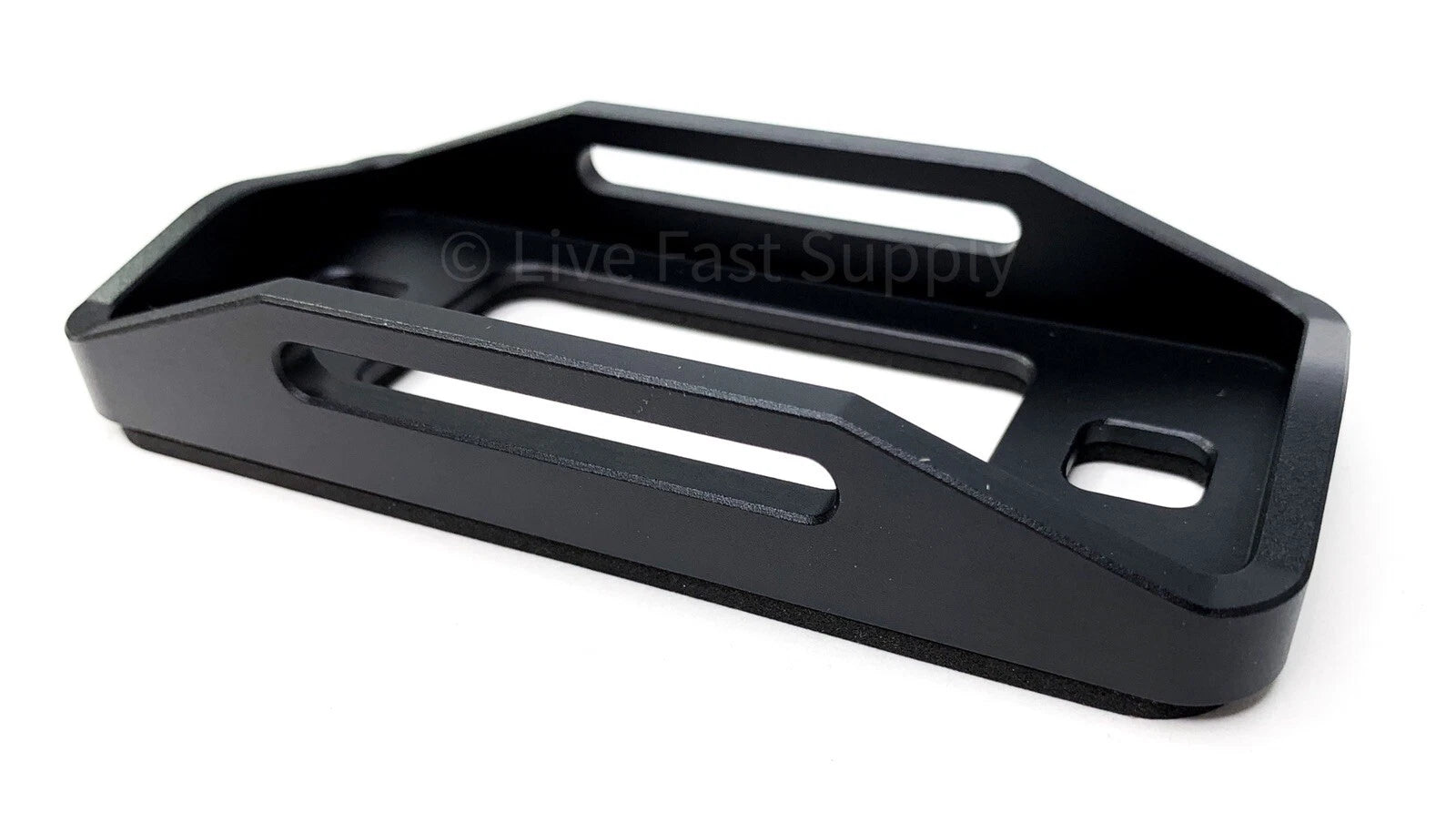 Side Marker Bezels Raised Black Aluminum Pair for 1970–1977 Ford Bronco