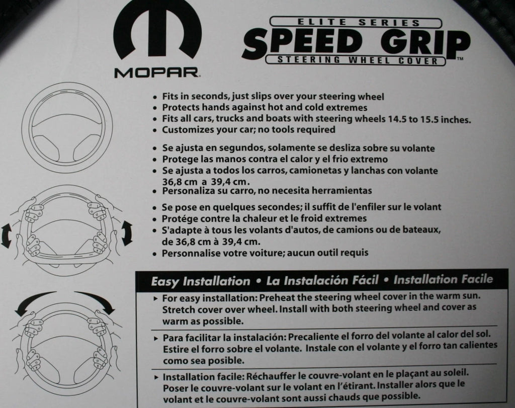 Steering Wheel Cover Grip Protector Pad for Mopar Vehicles
