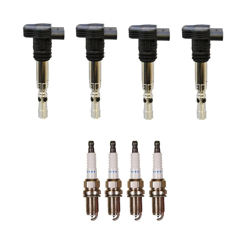 Set of 4 Denso Ignition Coils for (Double Platinum, Gap 0.044)