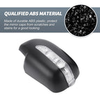 Pair Rearview Mirror Cover Overlay Matte Black for Lexus RX300 RX330 RX350 (2003)