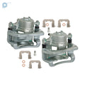 Set of 2 Front Brake Calipers with Bracket for Hyundai Santa Fe (2010–2012)