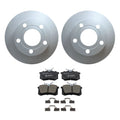 Disc Brake Pads Kit & Rear Solid Rotor for Audi A6, VW Passat