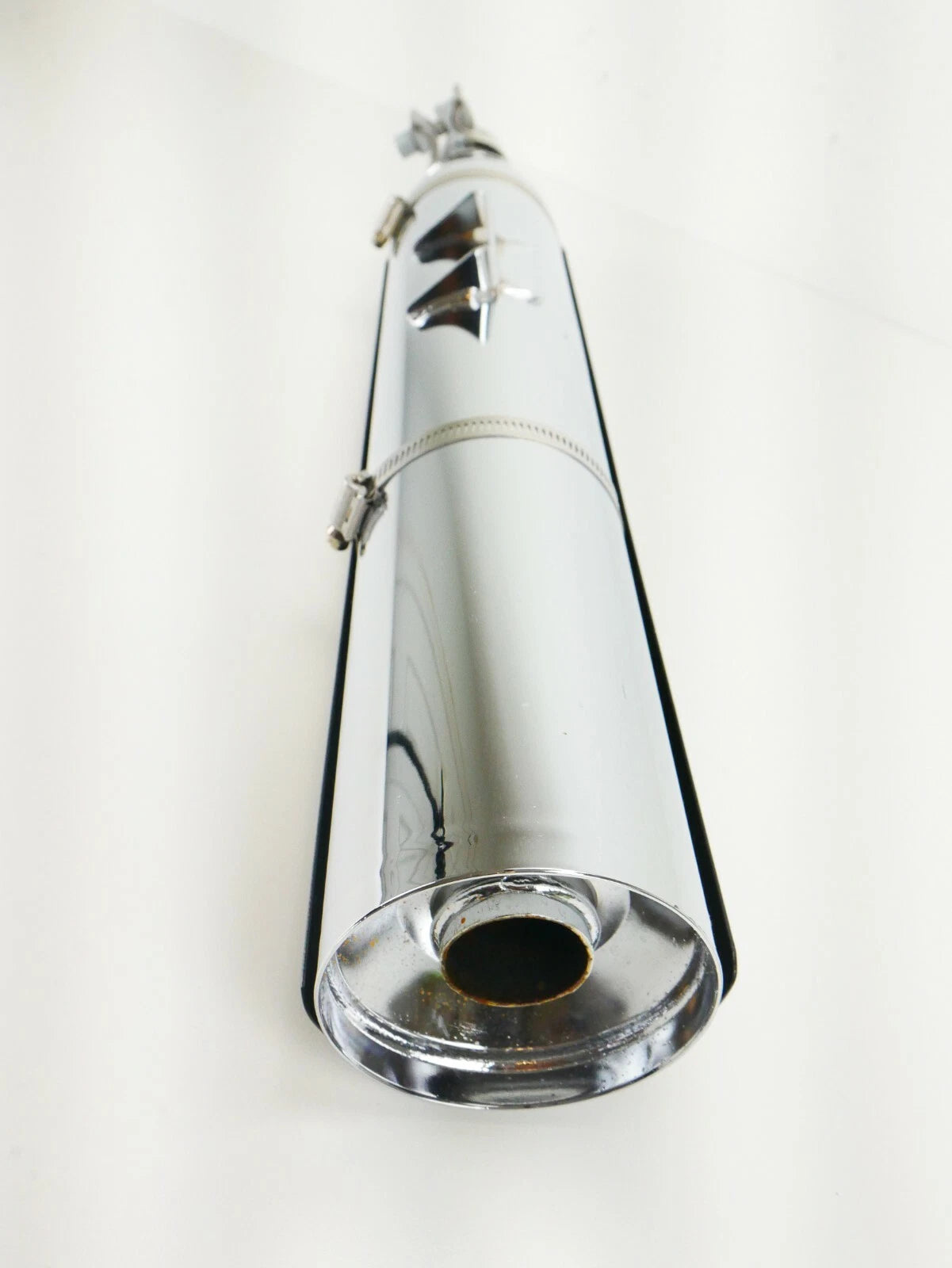 Slip On Muffler for Harley Davidson Softail & Fatboy (2018–2024) w/ Black Heat Shield