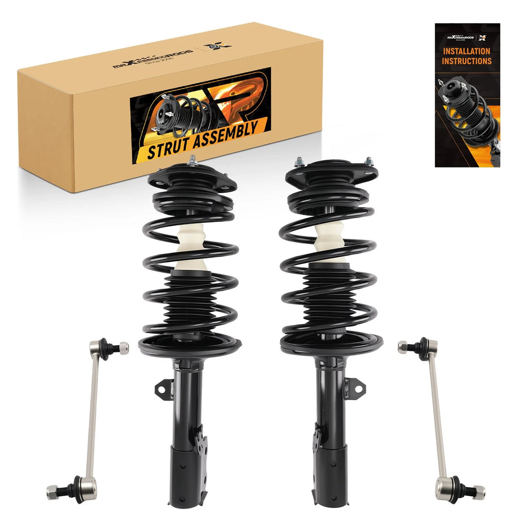 Front Strut Springs Assembly & Sway Bar Links for Toyota Prius (2004–2009)