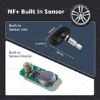 Tyre Pressure Monitoring System with Internal Sensors for Toyota Hilux