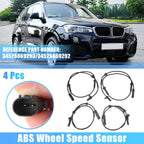 4Pcs ABS Wheel Speed Sensor for BMW X4 (2015–2020) No. 34526869293